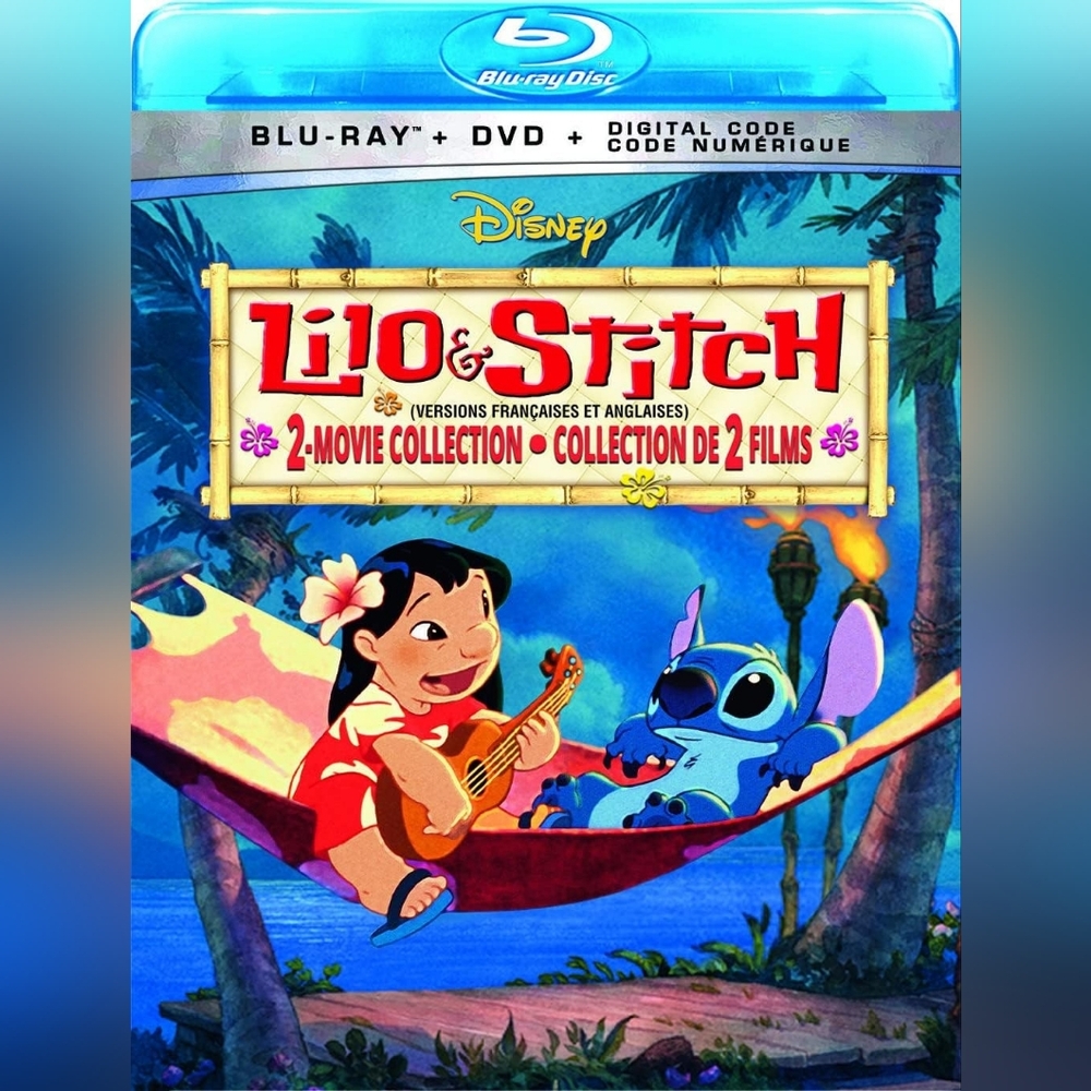 Brand New Sealed Lilo & Stitch, 2 Movie Collection on Blu-ray & DVD (Bilingual)